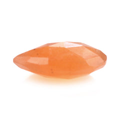 ORANGE AVENTURINE ROSE CUT BRIOLETTE PEAR 14X10MM 4.15 Cts.