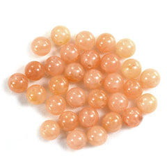 ORANGE AVENTURINE PLAIN ROUND BALLS (FULL DRILL 1.50MM) 8MM 3.63 Cts.