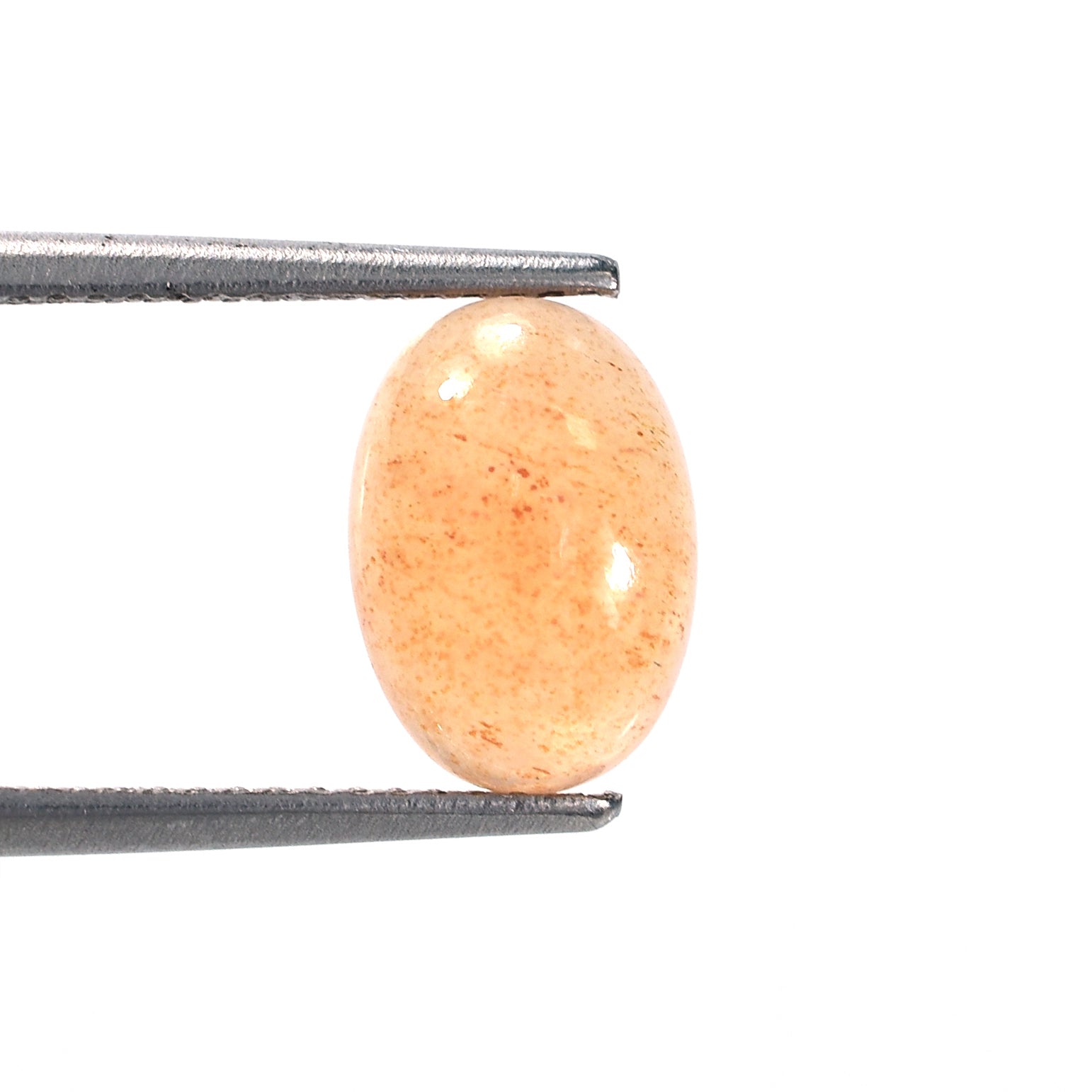 ORANGE AVENTURINE PLAIN OVAL CAB (MEDIUM/CLEAN) 10.00X7.00 MM 2.08 CTS