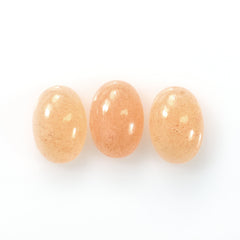 ORANGE AVENTURINE PLAIN OVAL CAB (MEDIUM/CLEAN) 10.00X7.00 MM 2.08 CTS
