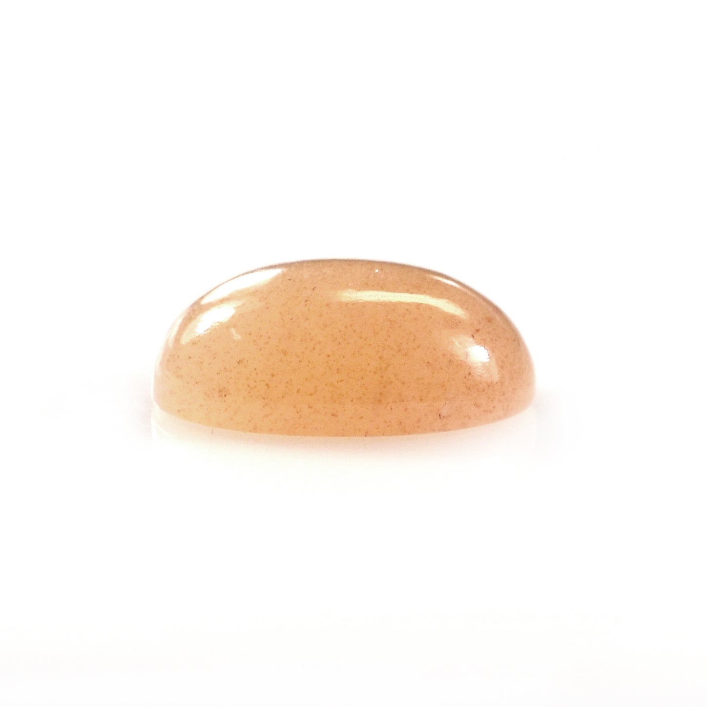 ORANGE AVENTURINE PLAIN OVAL CAB (MEDIUM/CLEAN) 14X10 MM 5.75 CTS