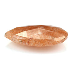 ORANGE AVENTURINE QUARTZ ROSE CUT BRIOLETTE PEAR 18X14.50MM 7.44 Cts.