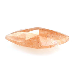 ORANGE AVENTURINE QUARTZ ROSE CUT BRIOLETTE IRREGULAR ONION SHAPE 14X9MM 2.48 Cts.