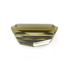 OLIVE QUARTZ RADIANT CUT WITH OCTAGON TABLE (#1) 18X13MM 16.10 Cts.