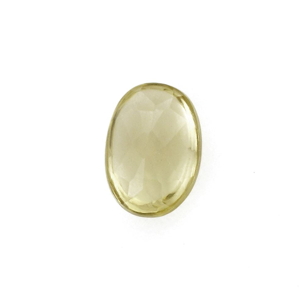 OLIVE QUARTZ BUFFTOP OVAL 7X5MM 0.82 Cts.