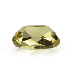 OLIVE QUARTZ CHECKER CUT CUSHION 16X12MM 9.69 Cts.
