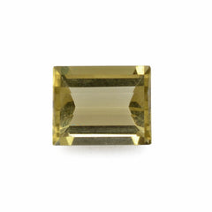 OLIVE QUARTZ STEP CUT FANCY 10X8MM 3.40 Cts.