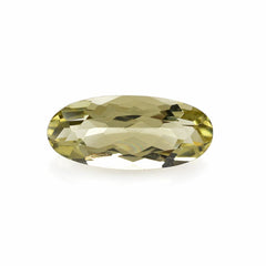 OLIVE QUARTZ CUT OVAL 16X7MM 4.03 Cts.