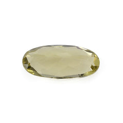 OLIVE QUARTZ CUT OVAL 16X7MM 4.03 Cts.