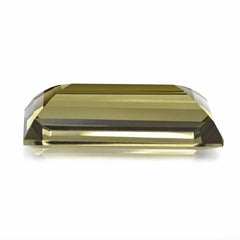 OLIVE QUARTZ CUT BAGUETTE 32X14MM 35.50 Cts.