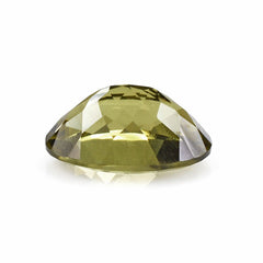 OLIVE QUARTZ CUT OVAL 16X12MM 7.78 Cts.