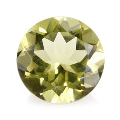 OLIVE QUARTZ CUT ROUND 9MM 2.43 Cts.