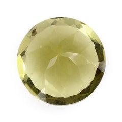 OLIVE QUARTZ CUT ROUND 9MM 2.43 Cts.