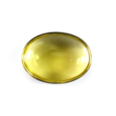 OLIVE QUARTZ LENTIL OVAL 20X15MM 13.81 Cts.