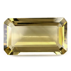 OLIVE QUARTZ CUT BAGUETTE 24X14MM 19.77 Cts.