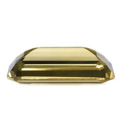 OLIVE QUARTZ CUT BAGUETTE 24X14MM 19.77 Cts.