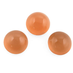 ORANGE MOONSTONE ROUND CAB 4MM 0.27 Cts.