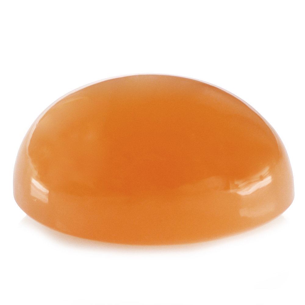 ORANGE MOONSTONE OVAL CAB 18X13MM 15.65 Cts.