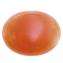 ORANGE MOONSTONE OVAL CAB 18X14MM 8.52 Cts.