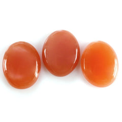 ORANGE MOONSTONE OVAL CAB 18X14MM 8.52 Cts.
