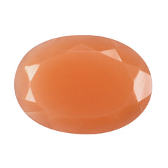 ORANGE MOONSTONE BOTH SIDE TABLE CUT OVAL 18X13MM 7.90 Cts.