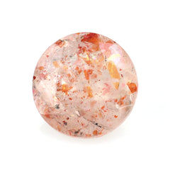 ORANGE FELDSPAR CUT ROUND 7MM 1.15 Cts.