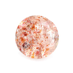 ORANGE FELDSPAR CUT ROUND 7MM 1.14 Cts.