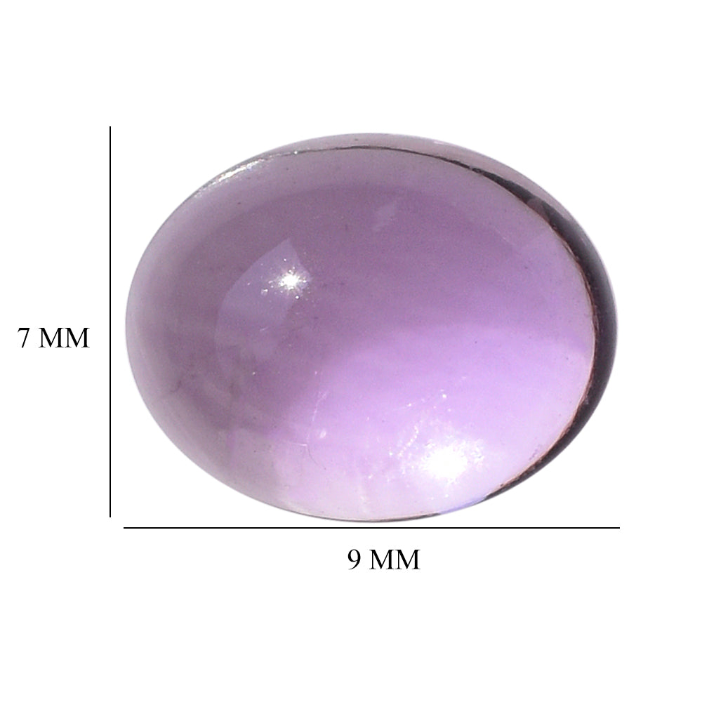 PINK AMETHYST PLAIN OVAL CAB (AAA/CLEAN) 9.00X7.00 M 2.16 Cts.