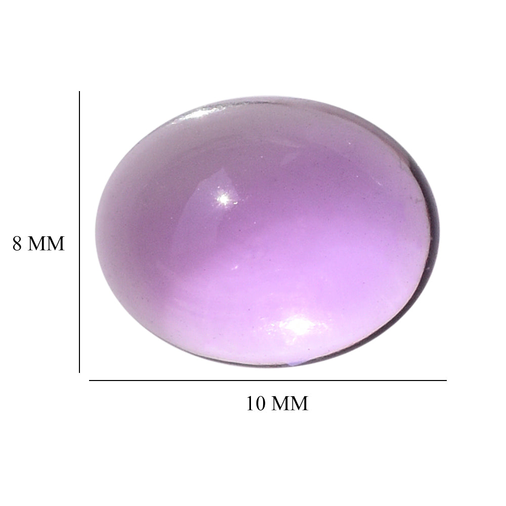 PINK AMETHYST PLAIN OVAL CAB (AAA/CLEAN) 10.00X8.00 MM 3.04 Cts.