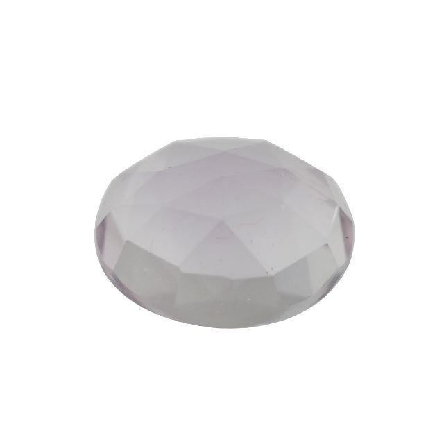 PINK AMETHYST ROSE CUT OVAL CAB 12X10MM 4.17 Cts.