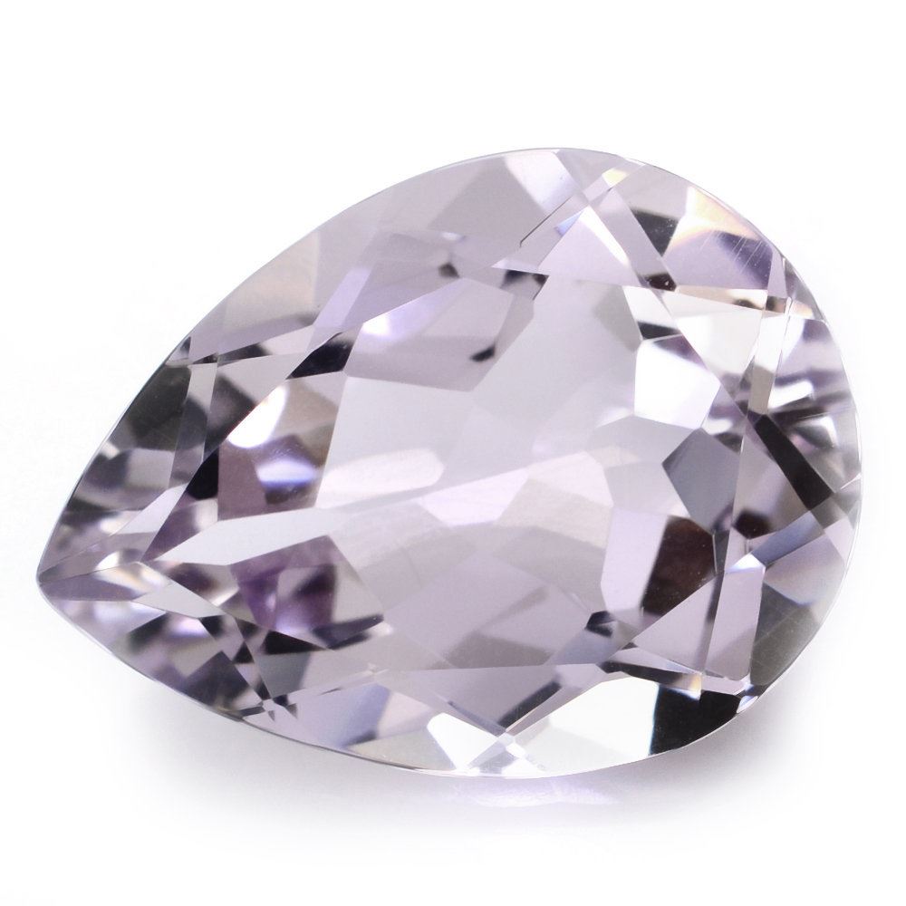 PINK AMETHYST CUT PEAR 21X16MM 17.10 Cts.