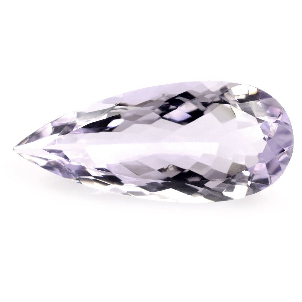 PINK AMETHYST CUT PEAR 30X13MM 17.20 Cts.