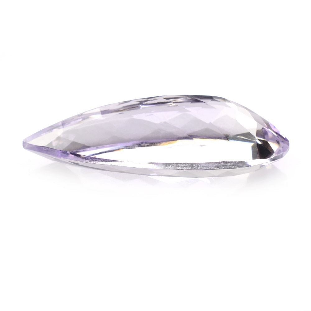 PINK AMETHYST CUT PEAR 30X13MM 17.20 Cts.