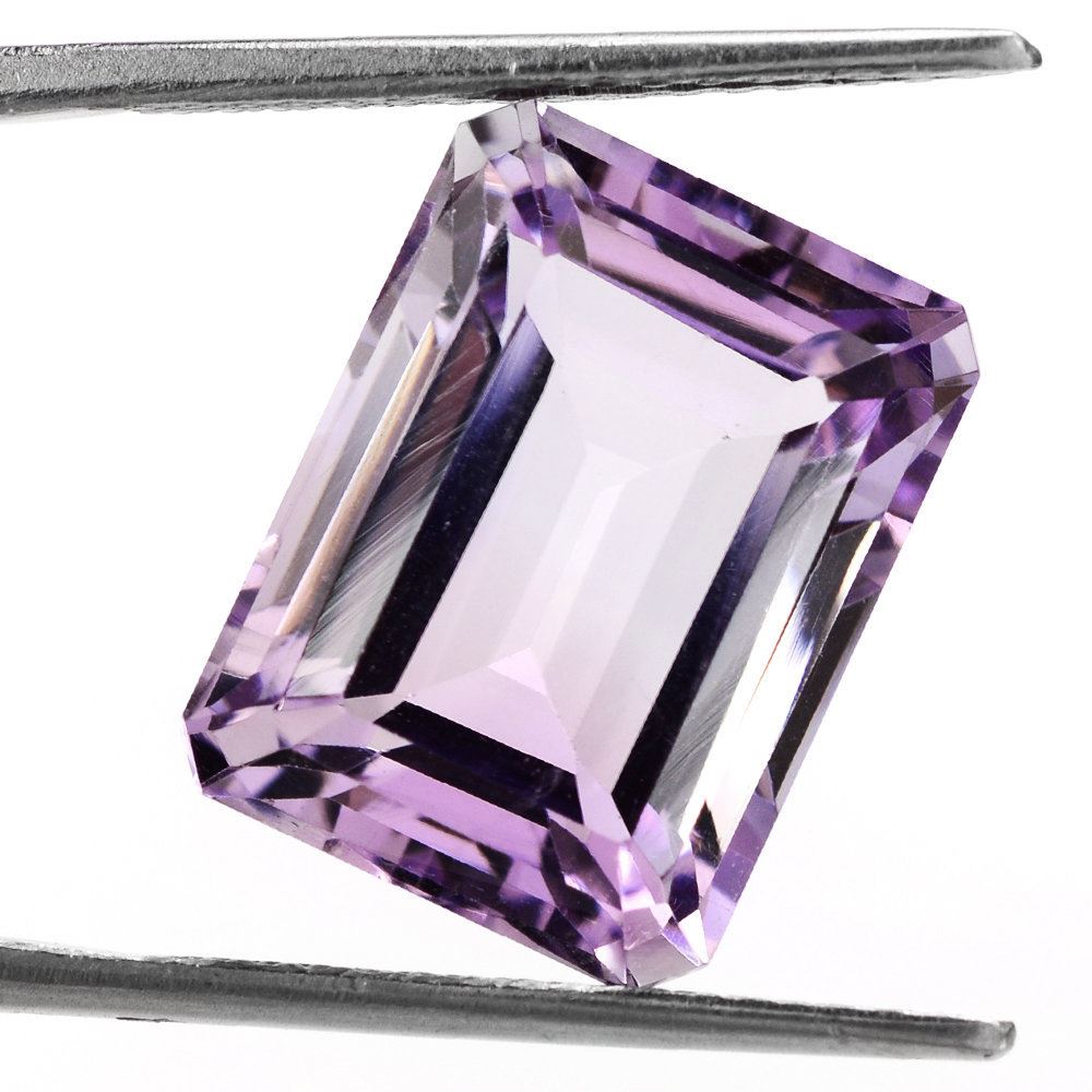 PINK AMETHYST CUT OCTAGON 16X12MM 12.43 Cts.