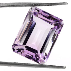 PINK AMETHYST CUT OCTAGON 16X12MM 12.43 Cts.