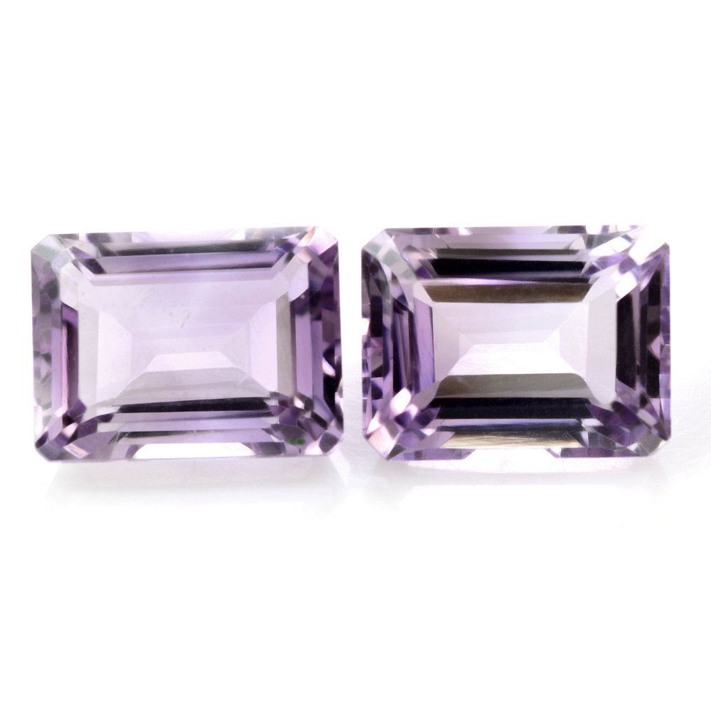 PINK AMETHYST CUT OCTAGON 16X12MM 12.43 Cts.