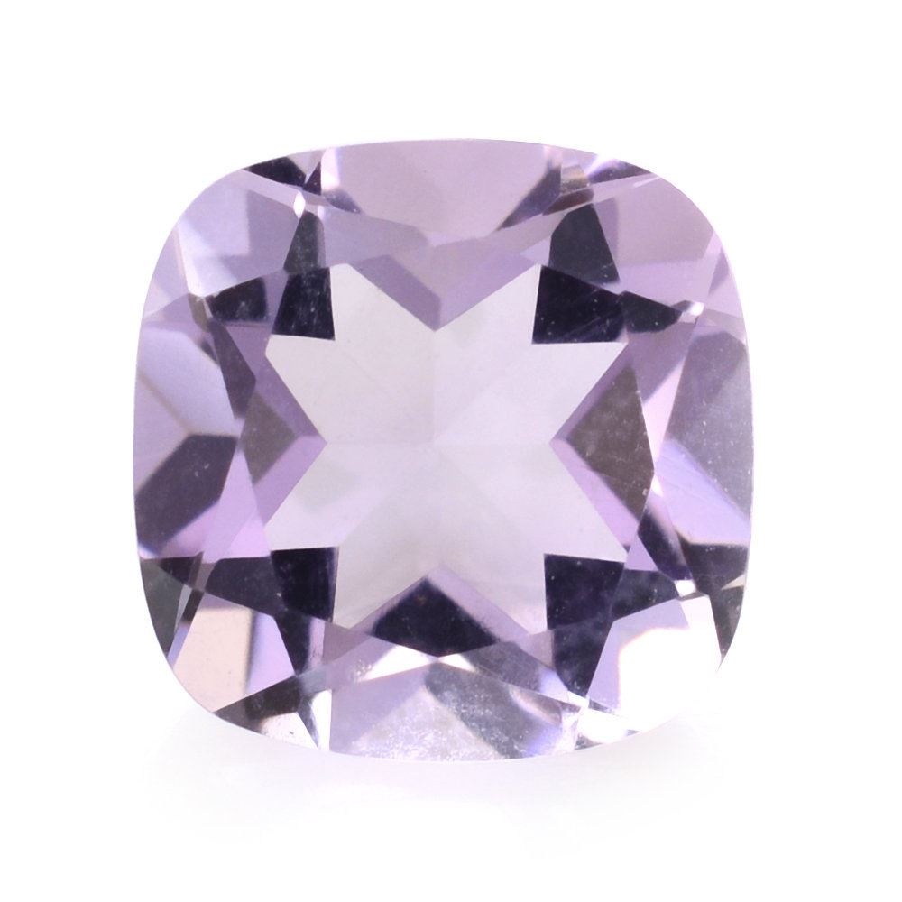 PINK AMETHYST CUT CUSHION 7MM 1.33 Cts.