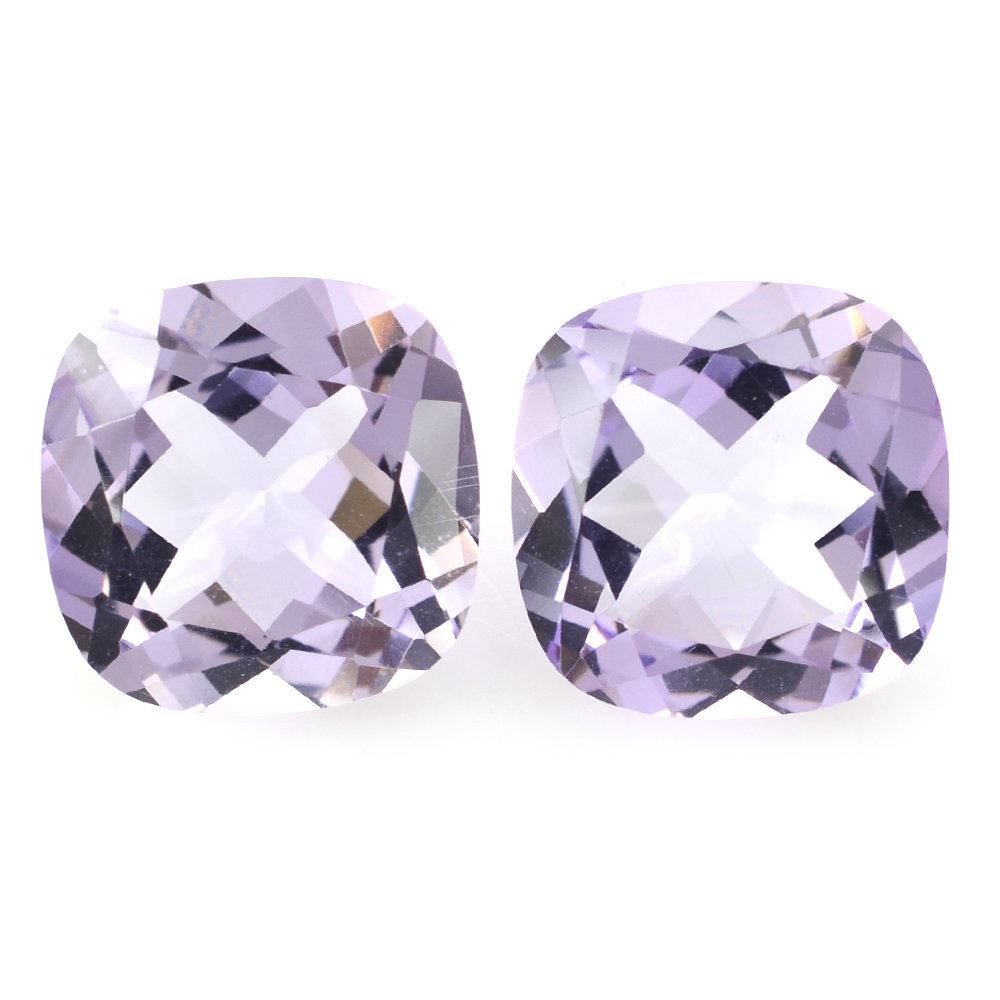 PINK AMETHYST CUT CUSHION 9MM 2.60 Cts.