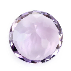 PINK AMETHYST CUT ROUND (LITE) 12MM 5.70 Cts.