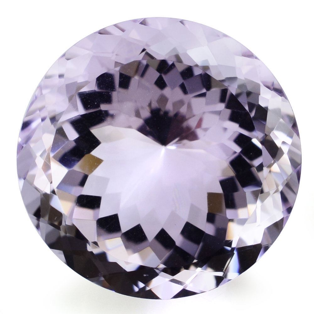 PINK AMETHYST CUT ROUND 15MM 11.00 Cts.