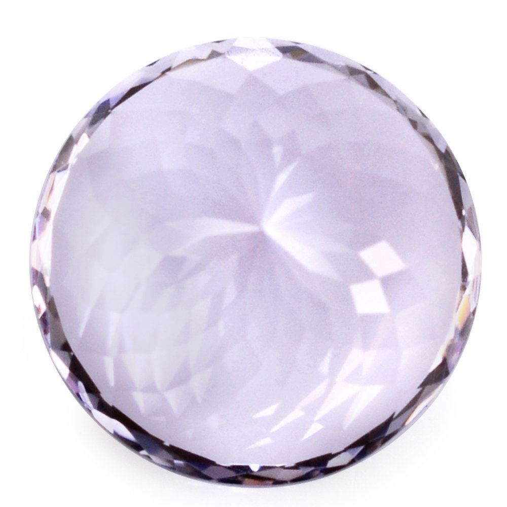 PINK AMETHYST CUT ROUND 15MM 11.00 Cts.