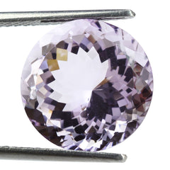 PINK AMETHYST CUT ROUND 15MM 11.00 Cts.