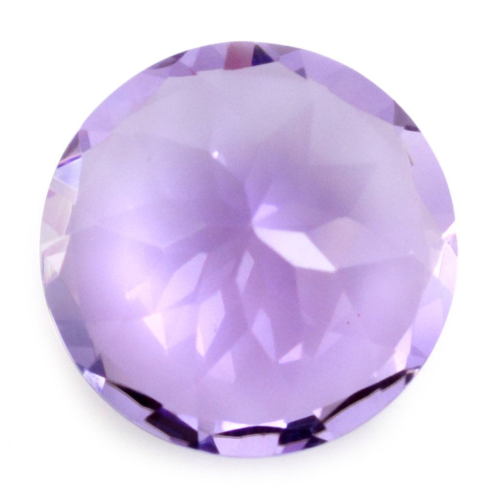 PINK AMETHYST CUT ROUND 15MM 10.00 Cts.