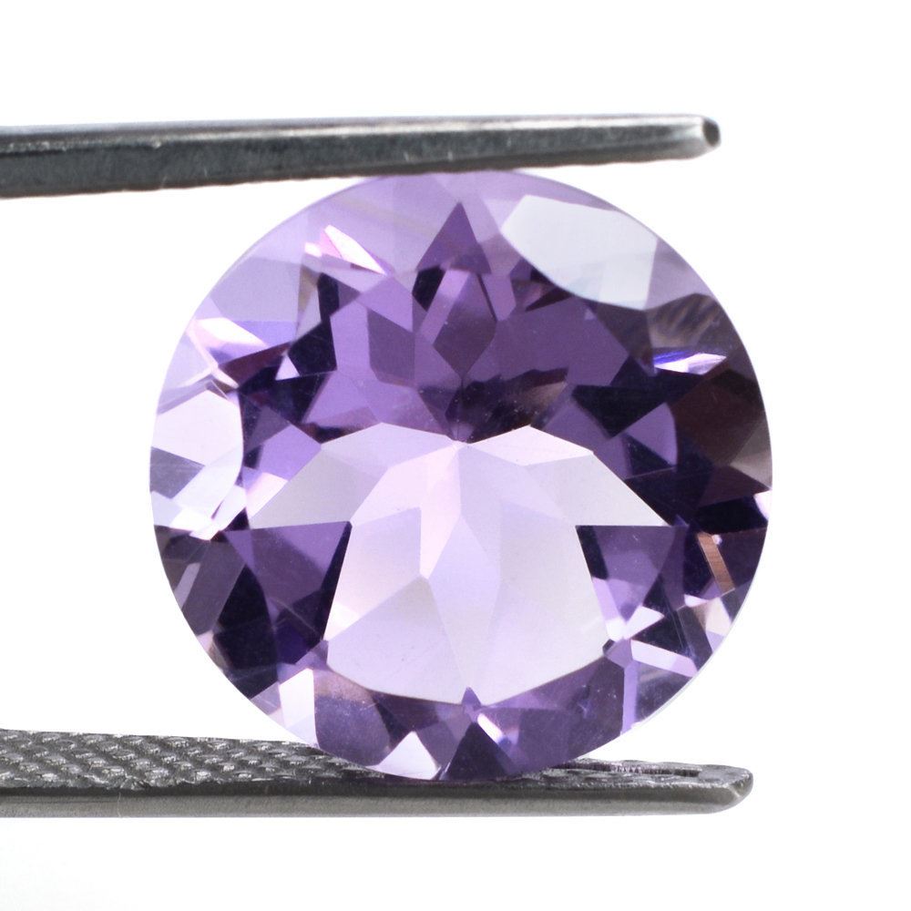 PINK AMETHYST CUT ROUND 15MM 10.00 Cts.