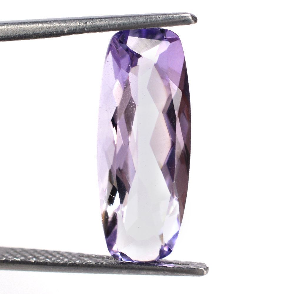PINK AMETHYST CUT CUSHION ELONGATED 20X8MM 5.60 Cts.