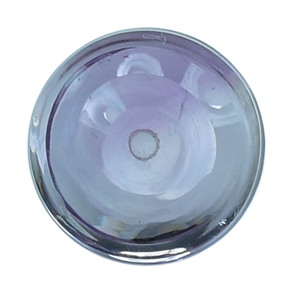 PINK AMETHYST CONCAVE CUT BALL (DES#136) (HALF DRILL) (MEDIUM) 10MM 6.35 Cts.