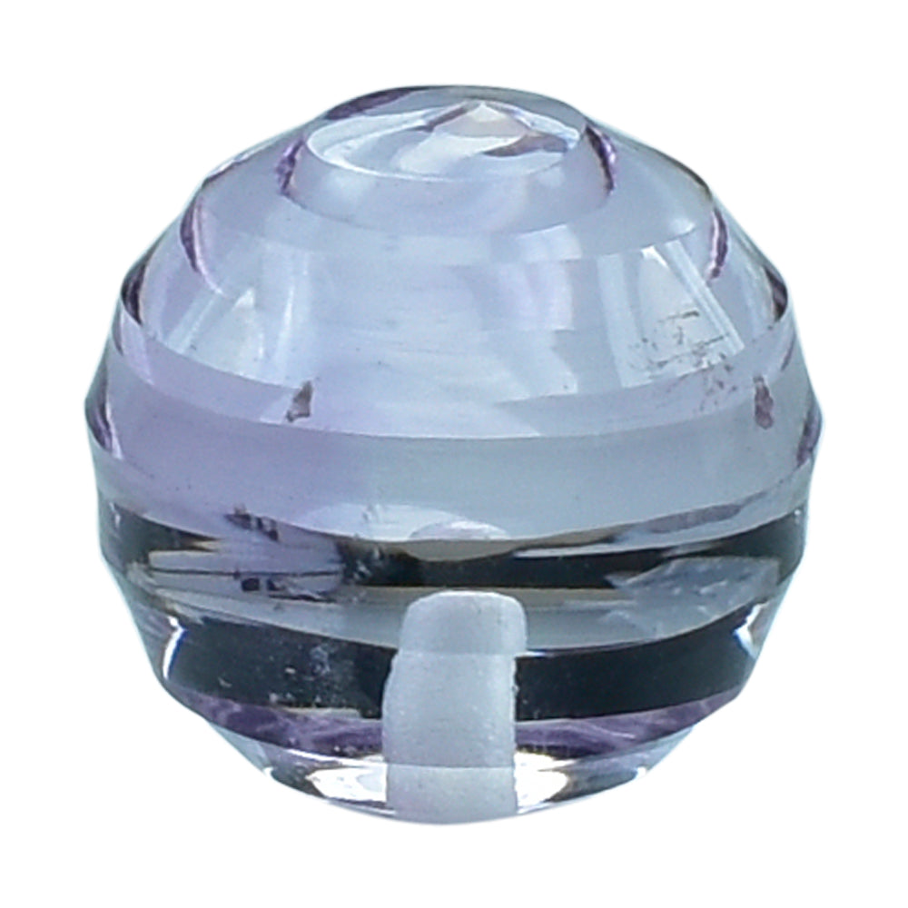 PINK AMETHYST CONCAVE CUT BALL (DES#136) (HALF DRILL) (MEDIUM) 10MM 6.35 Cts.