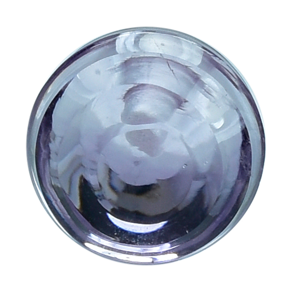 PINK AMETHYST CONCAVE CUT BALL (DES#136) (HALF DRILL) (MEDIUM) 10MM 6.35 Cts.