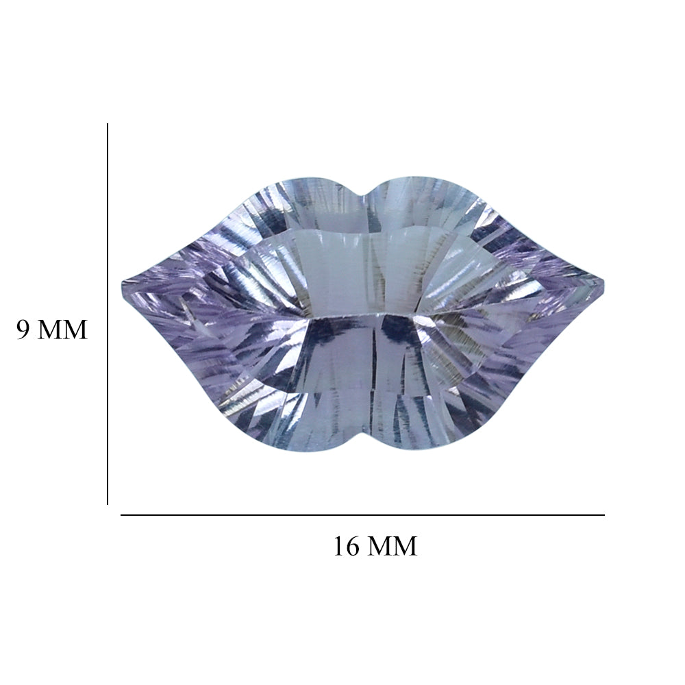 PINK AMETHYST CONCAVE CUT LIPS (DES#38) (MEDIUM) 16X9MM 4.43 Cts.
