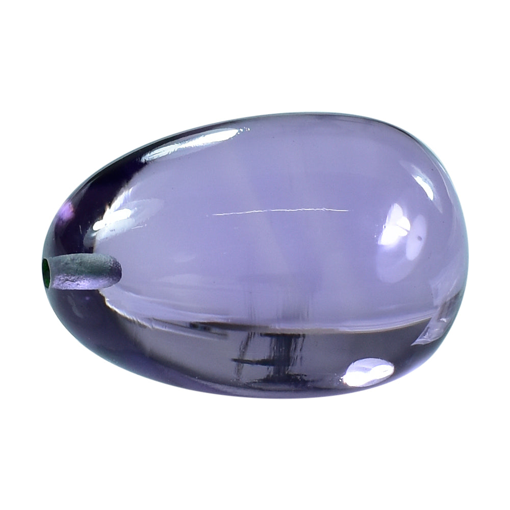 PINK AMETHYST PLAIN EGG (DES#53) (HALF DRILL) (DARK) 19.50X13MM 24.60 Cts.